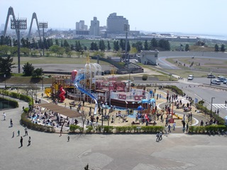 the giant pirate ship playground